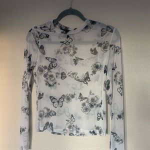 Butterfly Mesh Top
